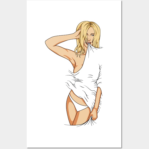 Sexy attractive woman Wall Art by Tobias Store